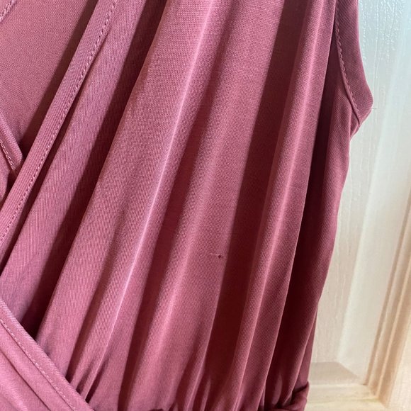 Sienna Sky tank jumpsuit rose in color cropped size M - Picture 6 of 7